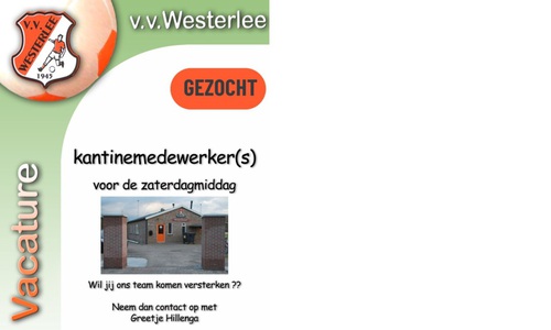 Gezocht Kantinemedewerkers