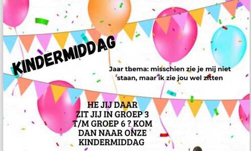 Kindermiddag in dorpshuis De Tille