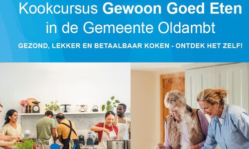 Kookcursus Gewoon Goed Eten in de gemeente Oldambt