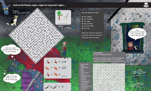 Oplossingen en kleurplaat kinderpagina Westerlink 32