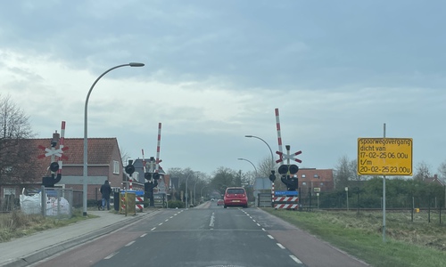 Spoorwegovergang afsluiting